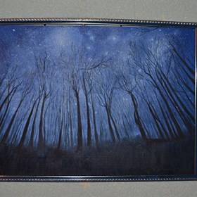Мои работы: Звездная ночь ( холст масло 40х60)